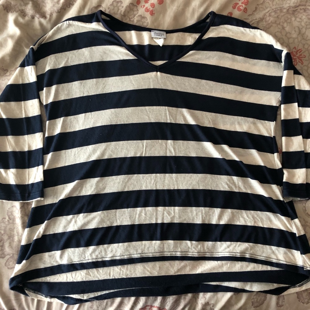💎3/20-Elbow Sleeve T-shirt - Charming Charlie’s